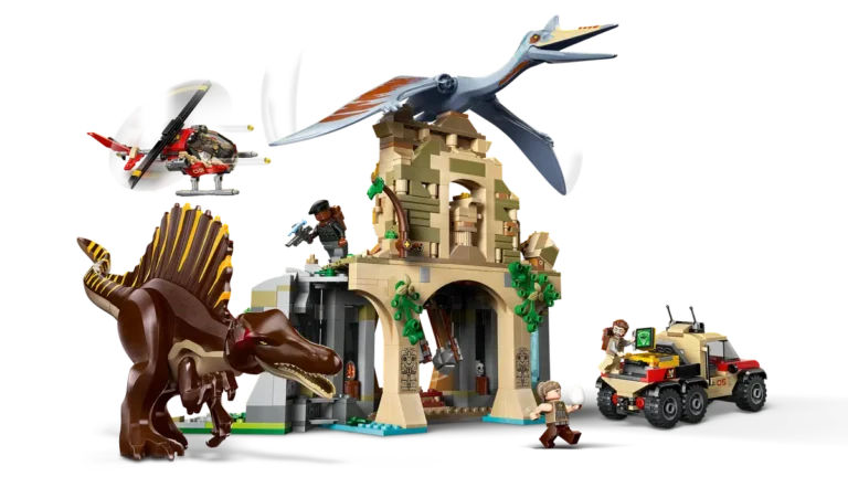 Buy Lego Jurassic World Spinosaurus & Quetzalcoatlus Air Mission 984Pcs | Yallatoys.com