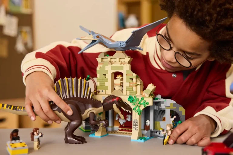 Buy Lego Jurassic World Spinosaurus & Quetzalcoatlus Air Mission 984Pcs | Yallatoys.com