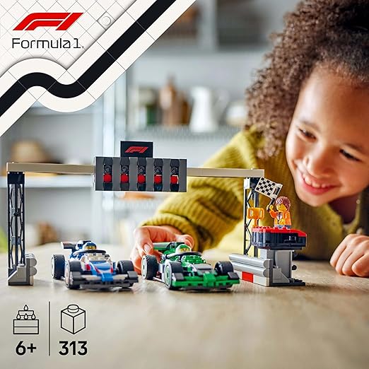 Buy Lego F1 Grid with VCARB & Sauber Race Cars | Yallatoys.com