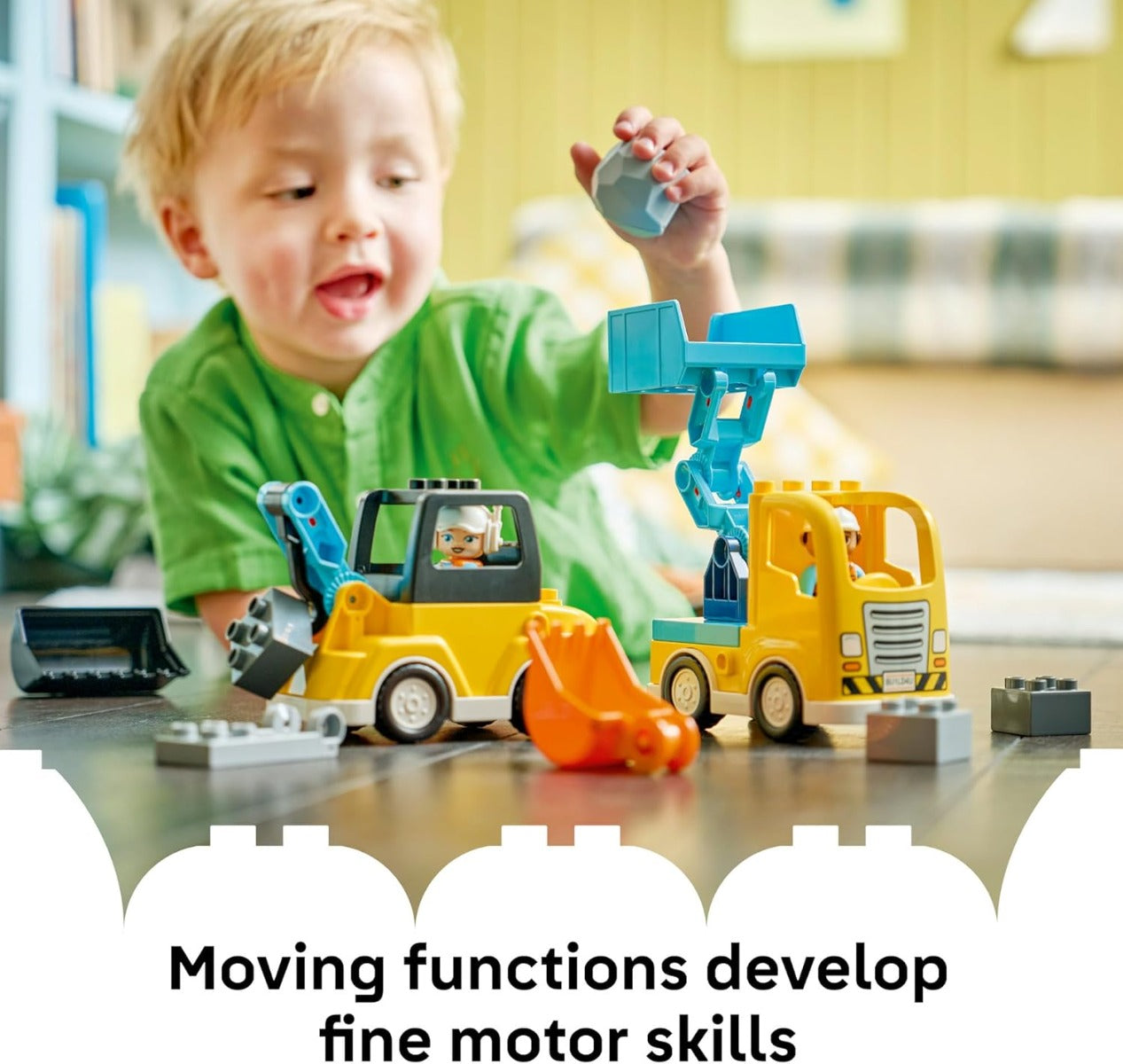 Buy Lego Duplo 10475 3 in 1 Construction Vehicles 22Pcs | Yallatoys.com