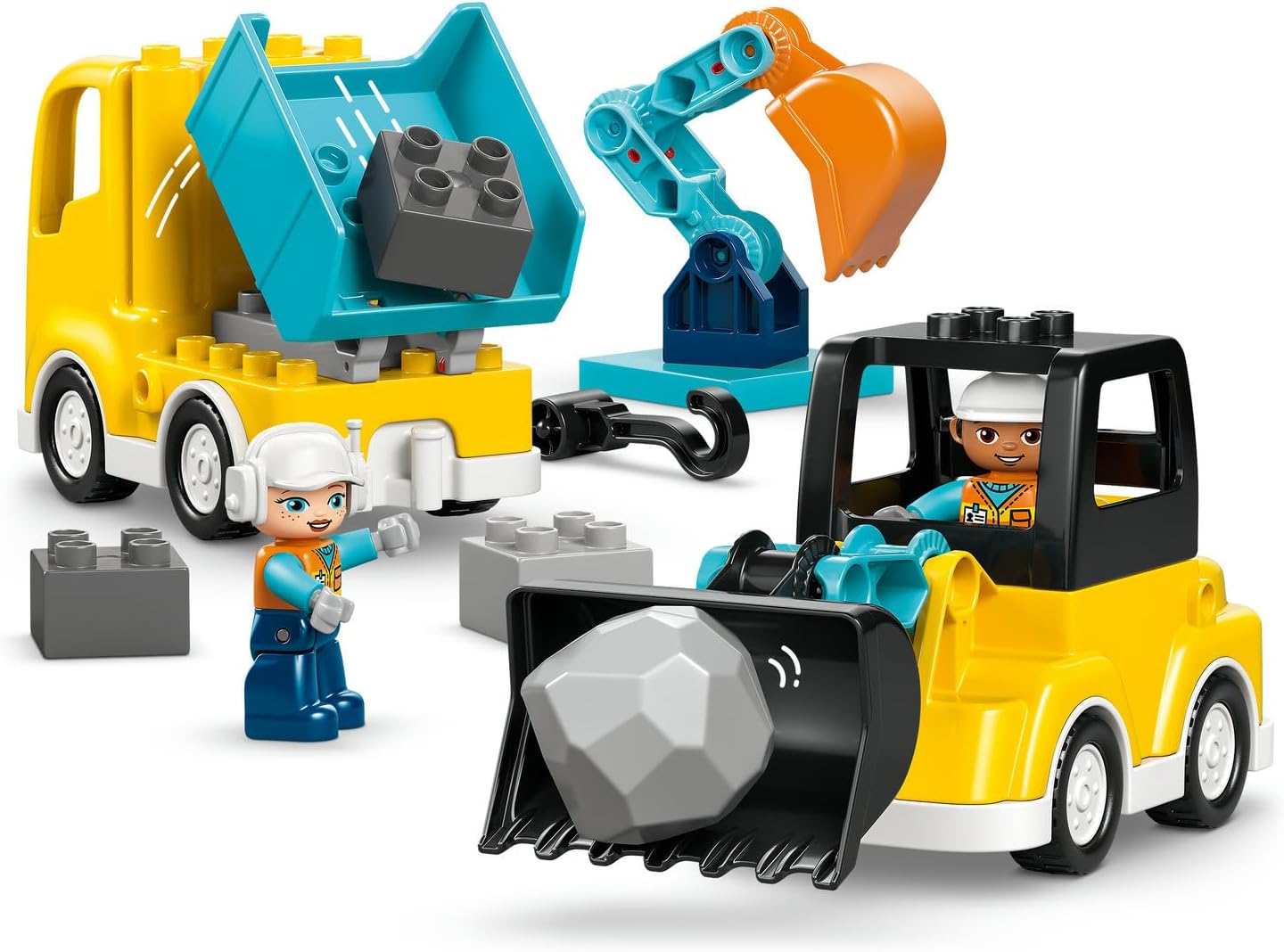 Buy Lego Duplo 10475 3 in 1 Construction Vehicles 22Pcs | Yallatoys.com