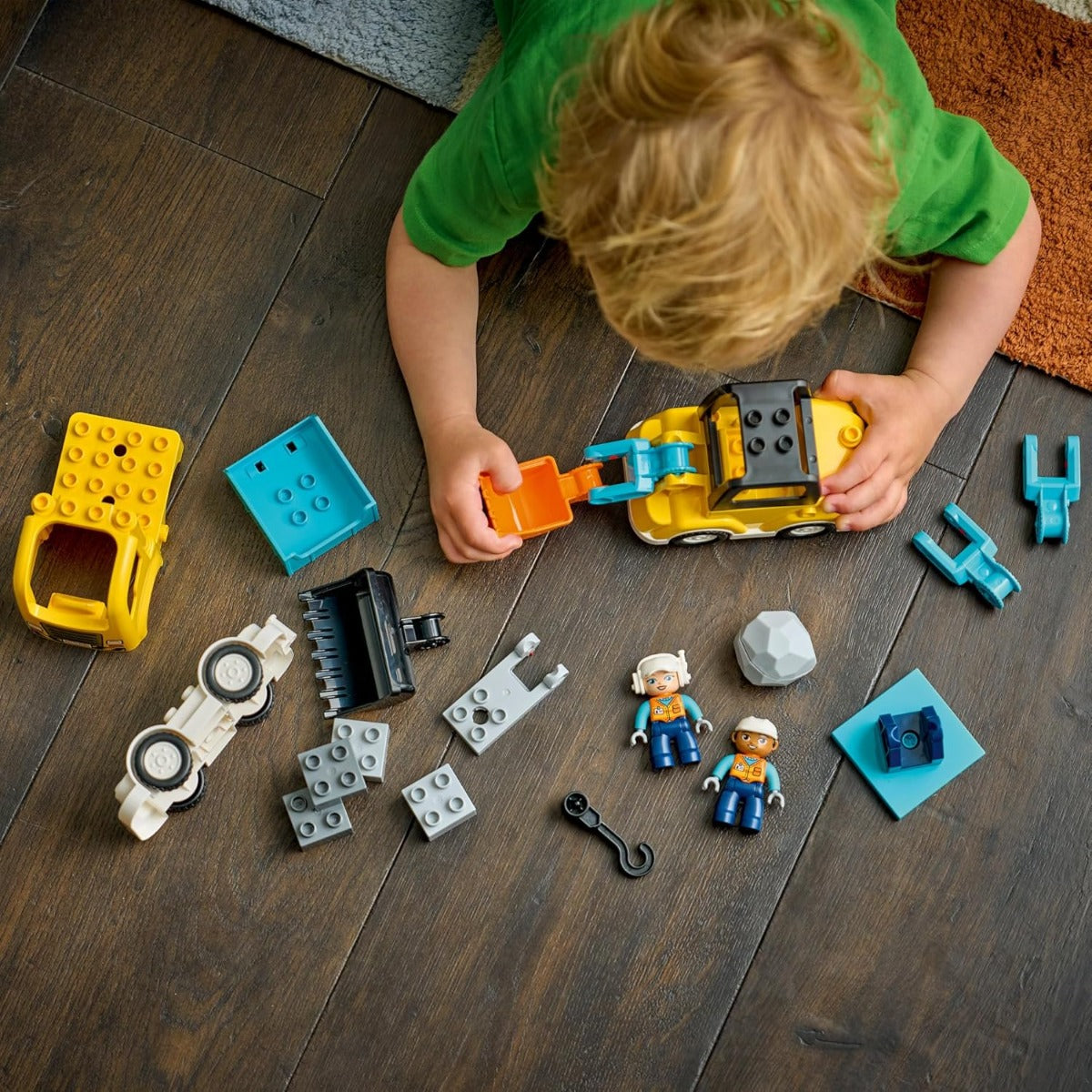 Buy Lego Duplo 10475 3 in 1 Construction Vehicles 22Pcs | Yallatoys.com