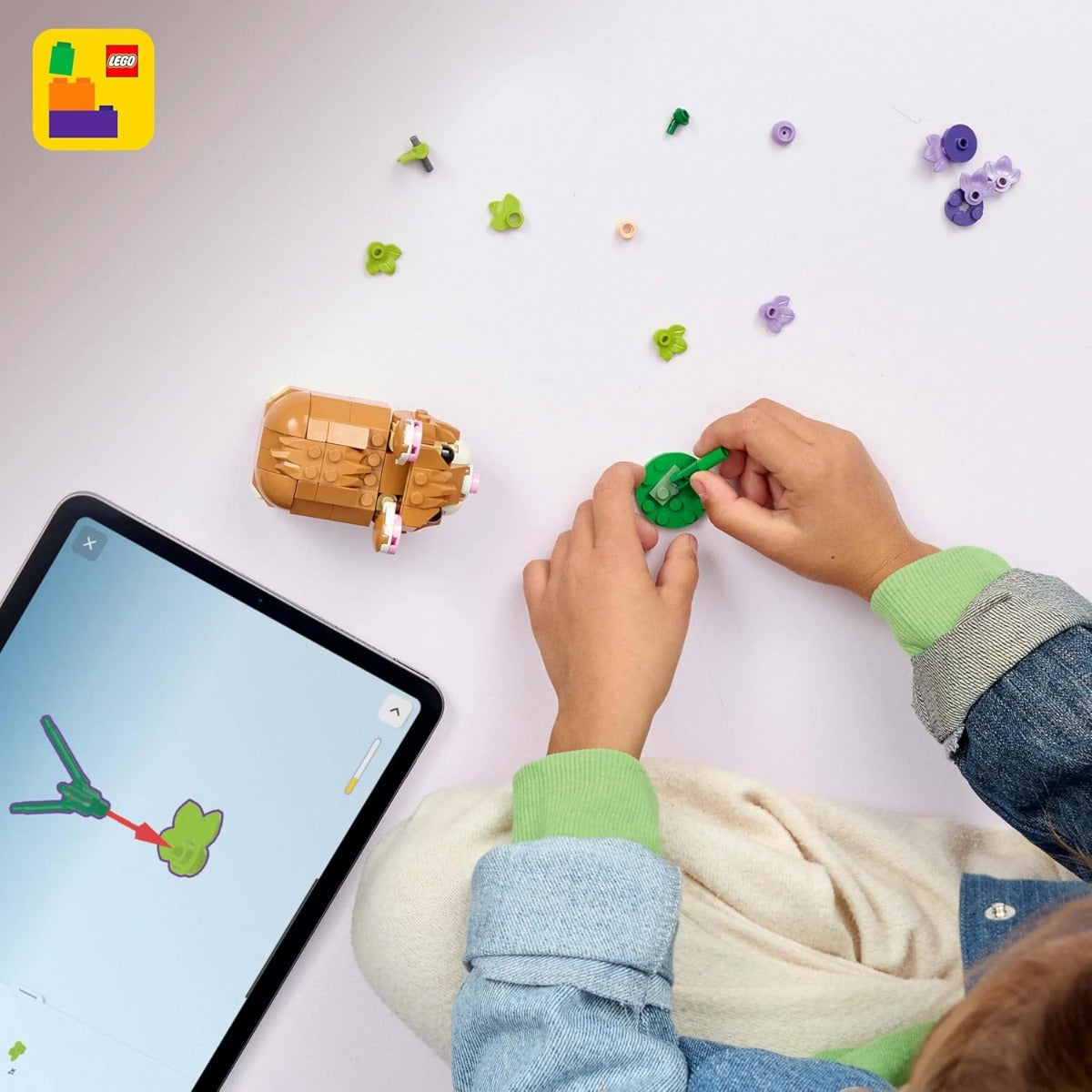 Buy Lego Creator 31376 Cute Hamster with a Flower 166Pcs | Yallatoys.com
