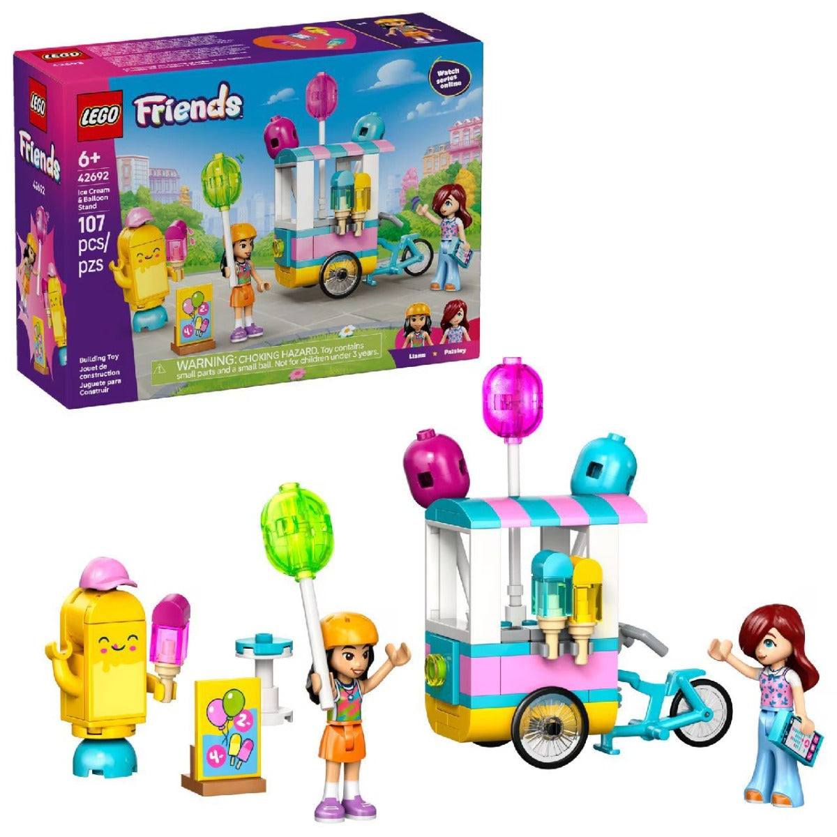 Buy Lego 42692 Ice Cream and Balloon Stand | Yallatoys.com