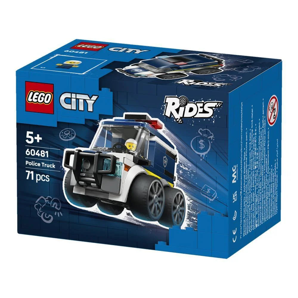Buy Lego 60481 City Rides Police Truck 71Pcs | Yallatoys.com