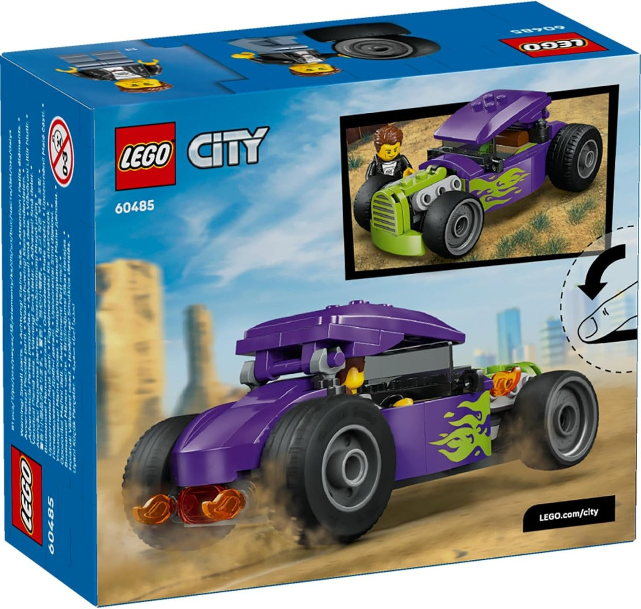 Buy Lego City 60485 Hot Rod Car 81 Parts | Yallatoys.com