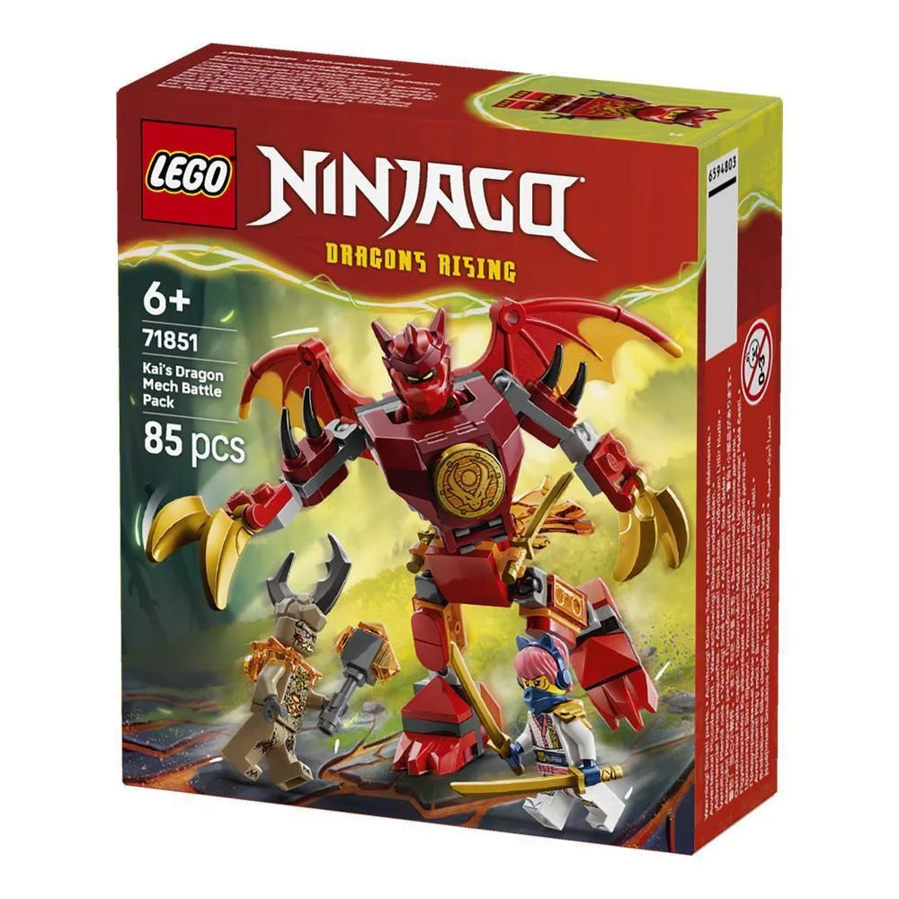 Buy Lego Ninjago 71851 Kai's Dragon Mech Battle Pack 85Pcs | Yallatoys.com