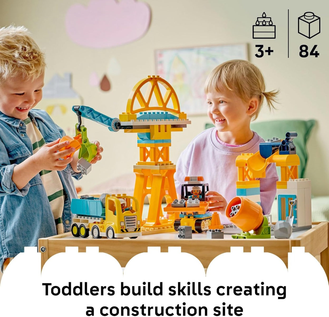 Buy Lego Duplo 10476 3 in 1 Construction Site and Vehicles | Yallatoys.com
