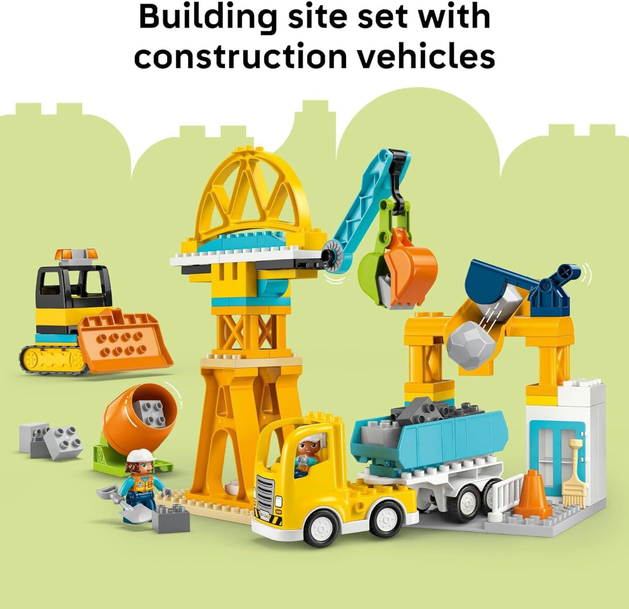 Buy Lego Duplo 10476 3 in 1 Construction Site and Vehicles | Yallatoys.com