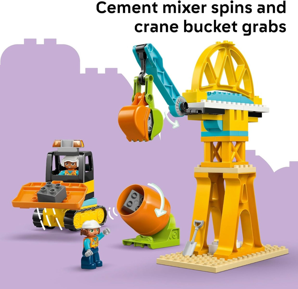 Buy Lego Duplo 10476 3 in 1 Construction Site and Vehicles | Yallatoys.com