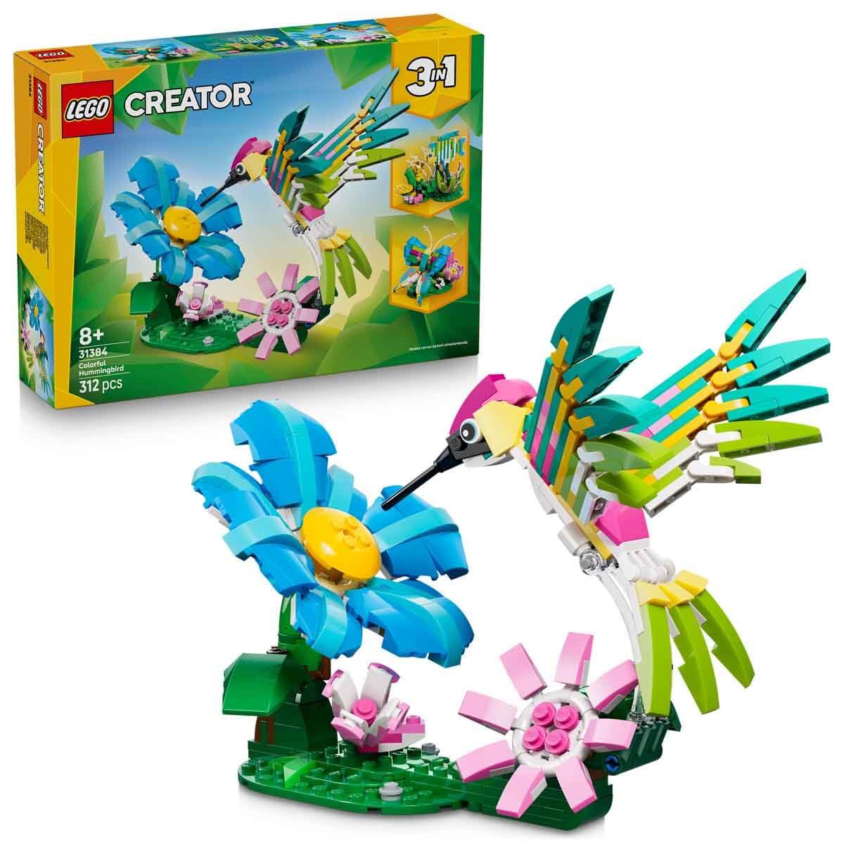 Buy Lego Creator 31384 Wild Animals: Colorful Hummingbird 312Pcs | Yallatoys.com