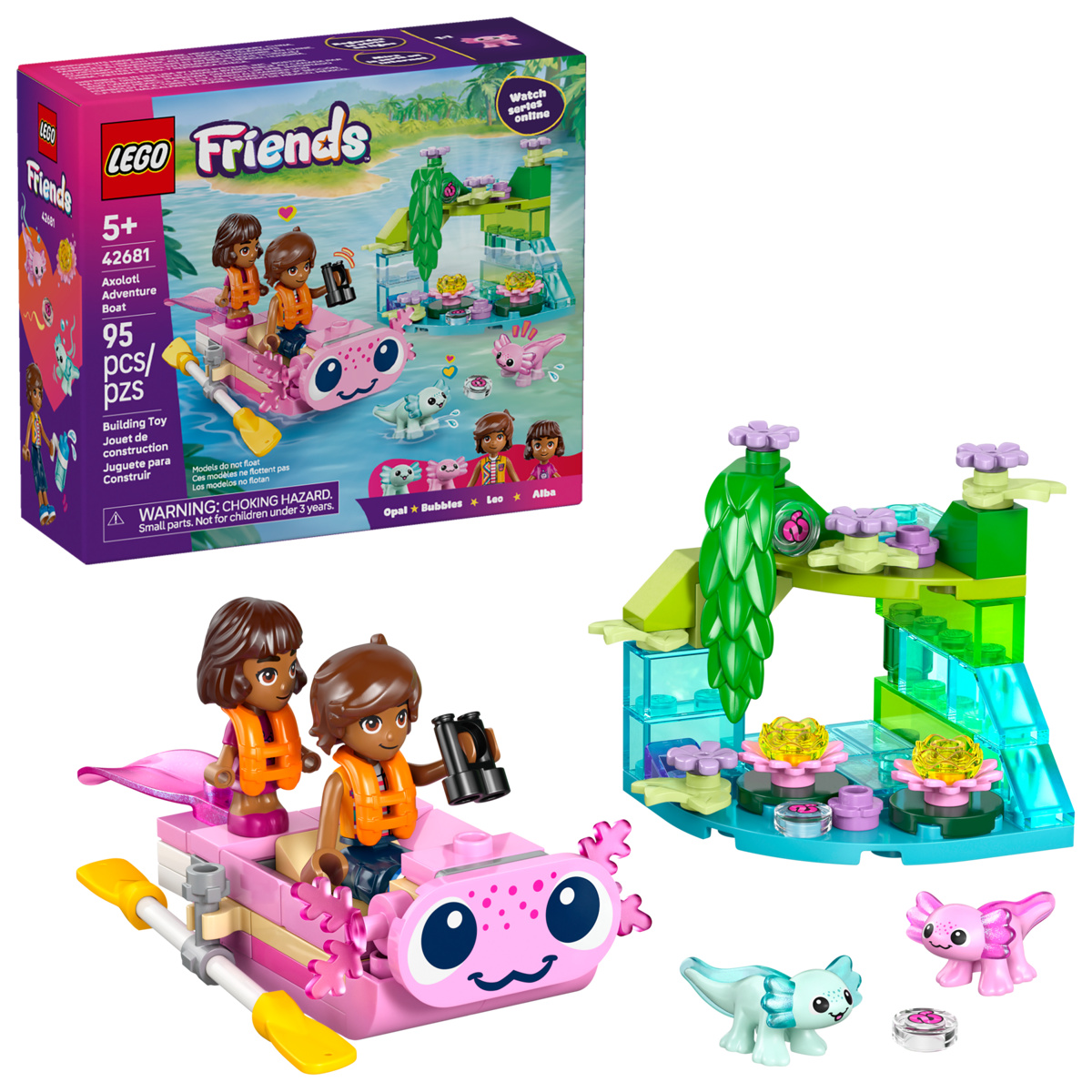 Buy Lego 42681 Friends Axolotl Adventure Boat | Yallatoys.com
