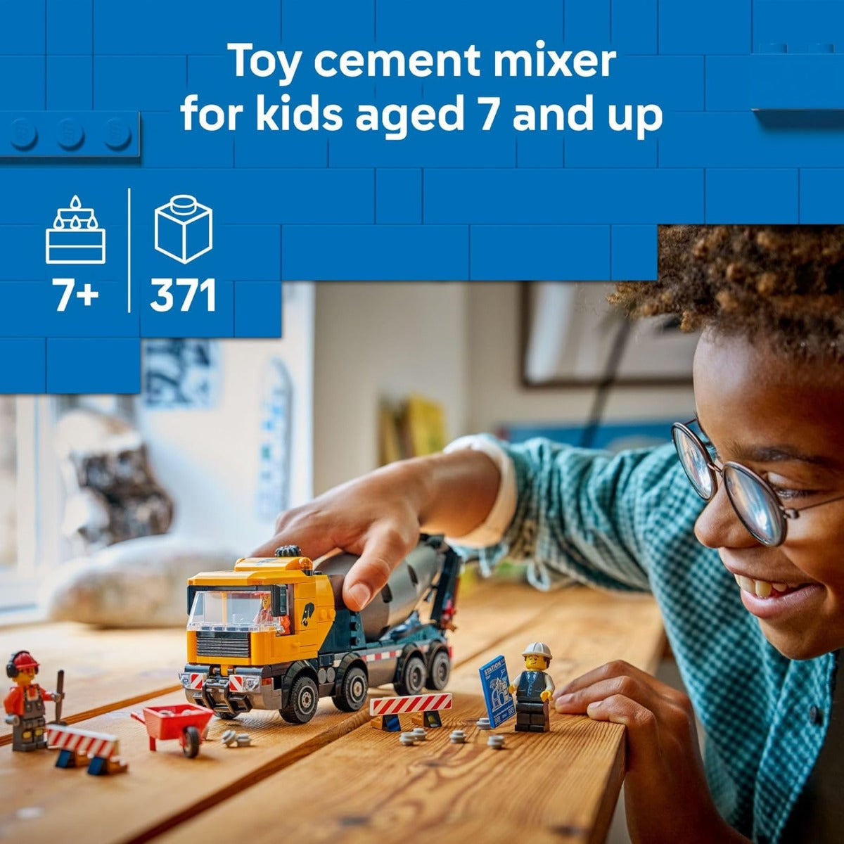 Buy Lego City 60478 Cement Mixer 371Pcs | Yallatoys.com