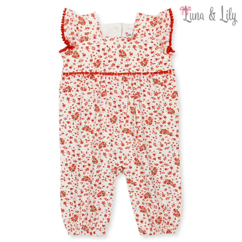 Luna & Lily Baby Sleeveless Romper Flower Luna & Lily Yallatoys