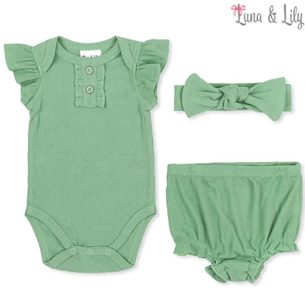 Luna & Lily Girls Body Shorts And Headband Luna & Lily Yallatoys