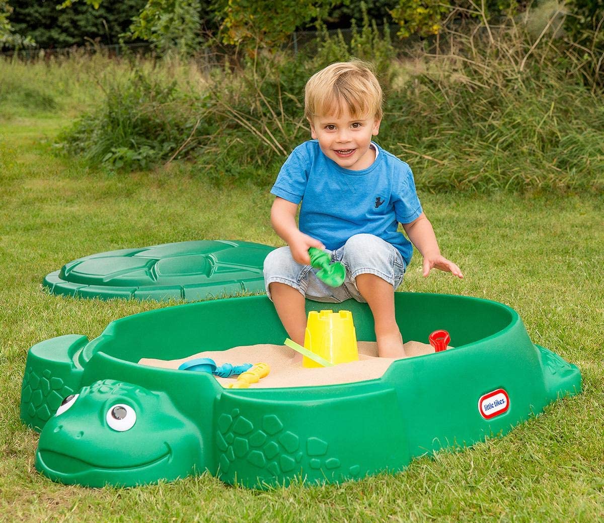 Buy Little Tikes Turtle Sandbox with Cover | Yallatoys.com