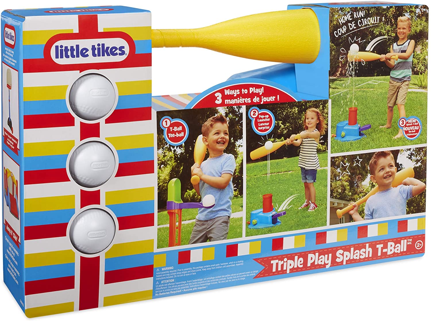 Buy Little Tikes 3 in 1 Triple Splash T-Ball Set | Yallatoys.com