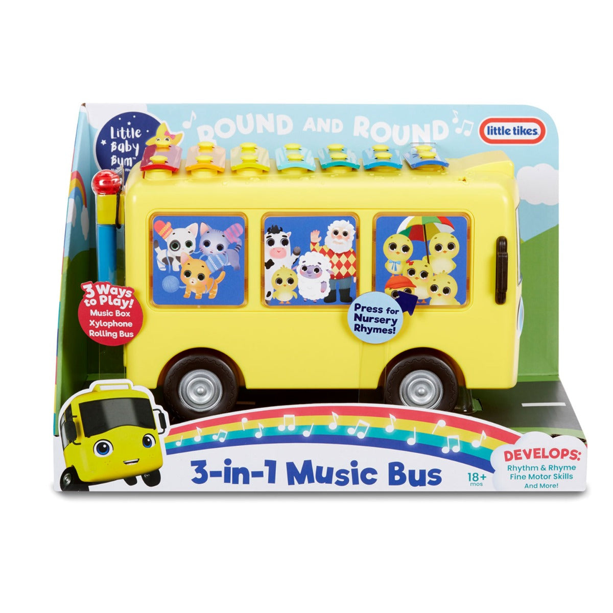 Buy Little Tikes Baby Bum 3 in 1 Music Box | Yallatoys.com