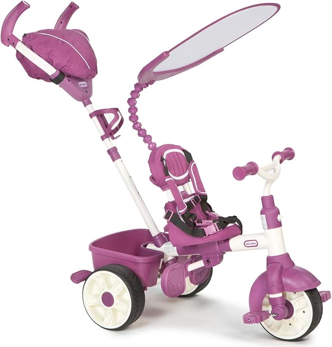 Buy Little Tikes 4 In 1 Sports Edition Trike Pink & White | Yallatoys.com