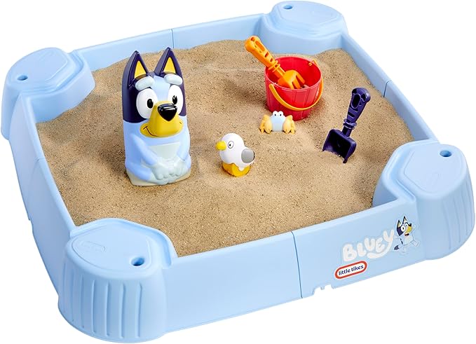 Buy Little Tikes Bluey Beach Day Sand Box with 6 Accessories | Yallatoys.com