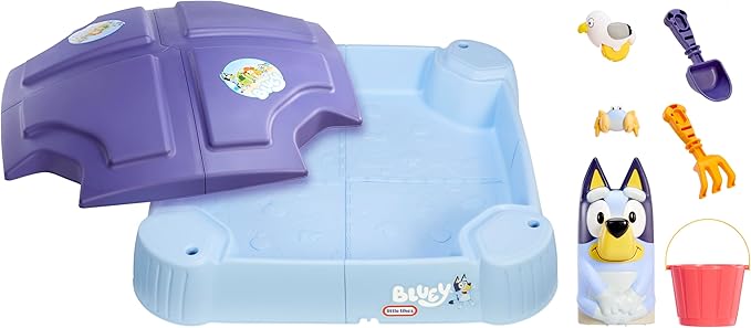 Buy Little Tikes Bluey Beach Day Sand Box with 6 Accessories | Yallatoys.com