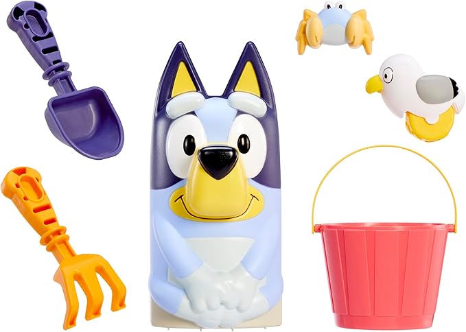 Buy Little Tikes Bluey Beach Day Sand Box with 6 Accessories | Yallatoys.com