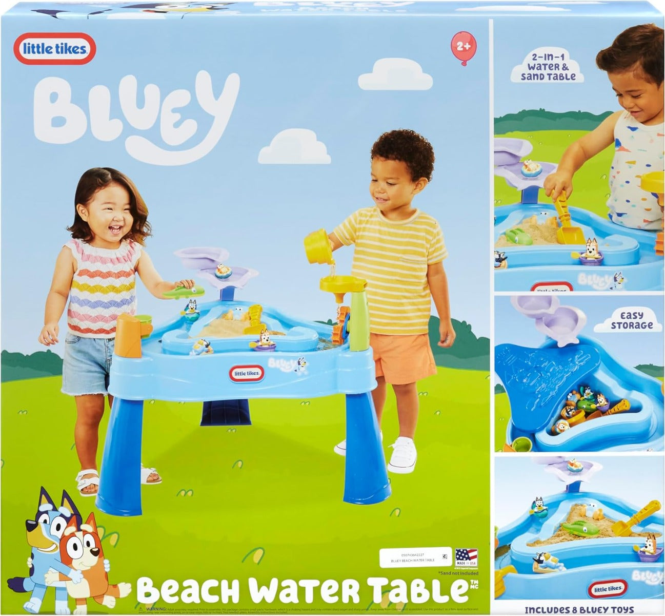 Buy Little Tikes Bluey Water Table with 6 Accessories and Characters | Yallatoys.com