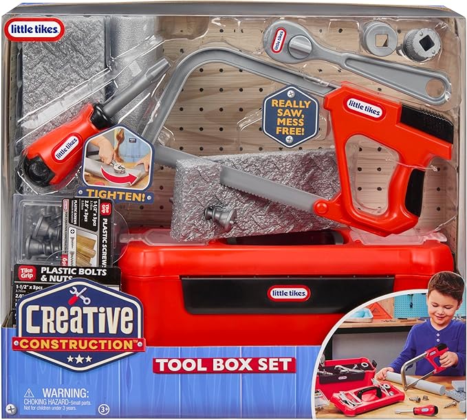 Buy Little Tikes Creative Construction Tool Box Set | Yallatoys.com