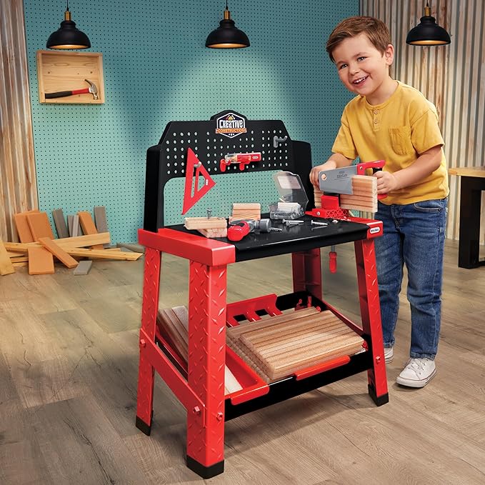 Buy Little Tikes Creative Construction Workbench with Accessories | Yallatoys.com
