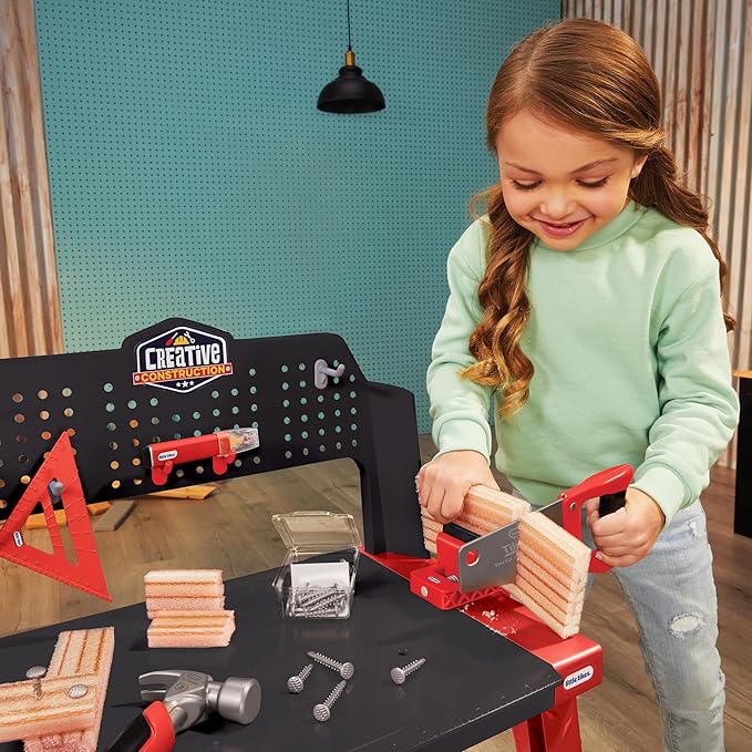 Buy Little Tikes Creative Construction Workbench with Accessories | Yallatoys.com