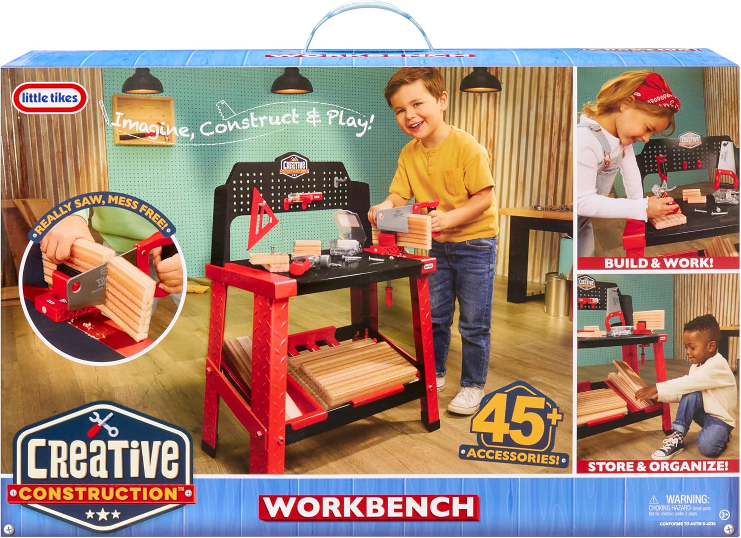 Buy Little Tikes Creative Construction Workbench with Accessories | Yallatoys.com