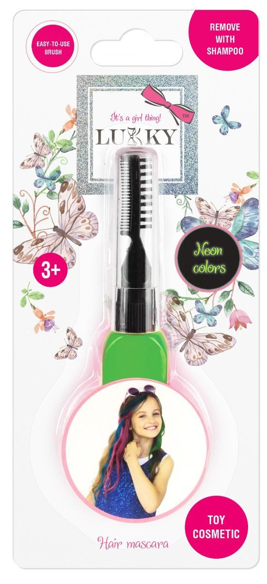 Buy Lukky Hair Mascara Neon 15ml Green | Yallatoys.com