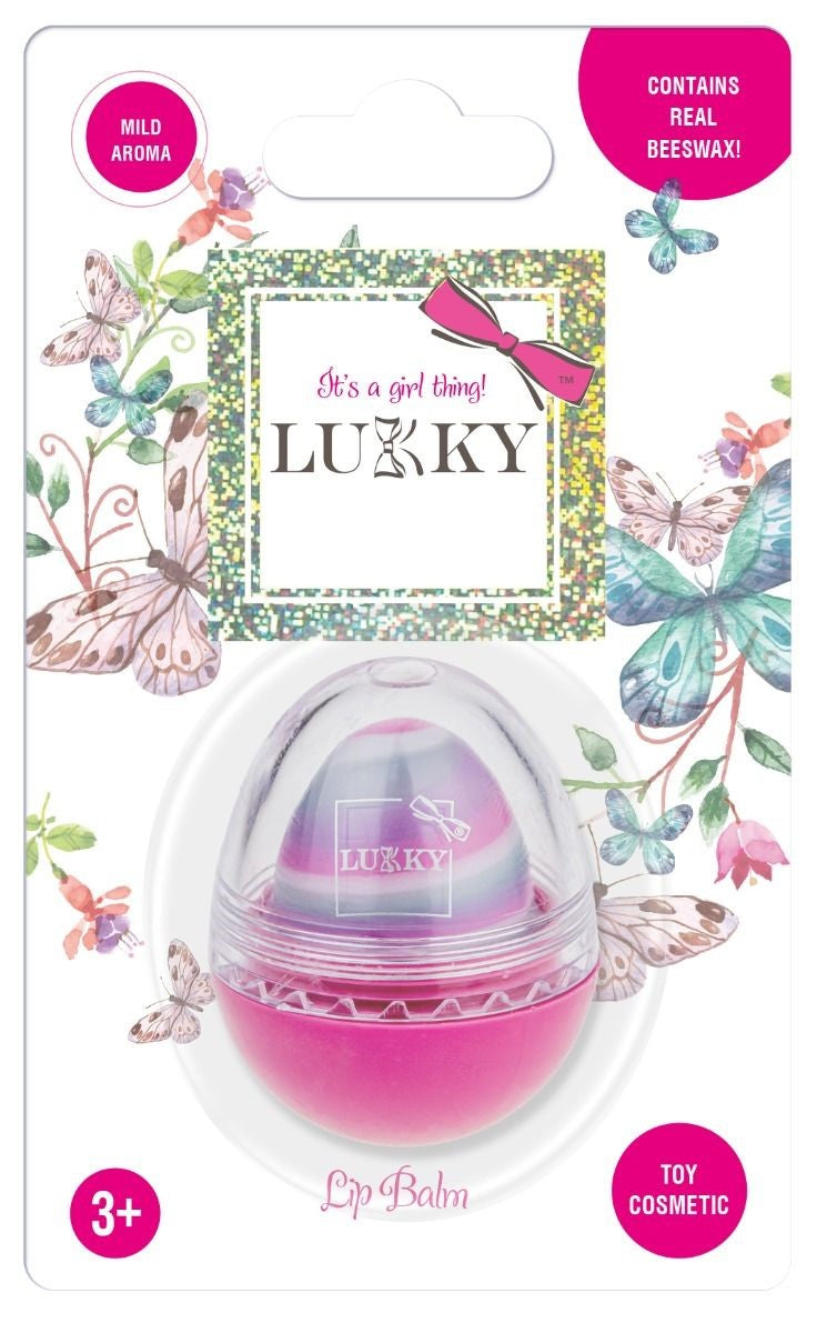 Buy Lukky Lip Balm Egg Shaped 10g Raspberry Sorbet | Yallatoys.com