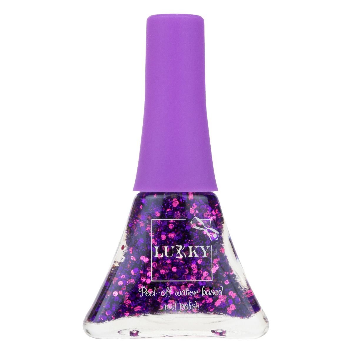 Buy Lukky Peel Off Nail Polish Confetti 5.5ml Purple Glitter | Yallatoys.com