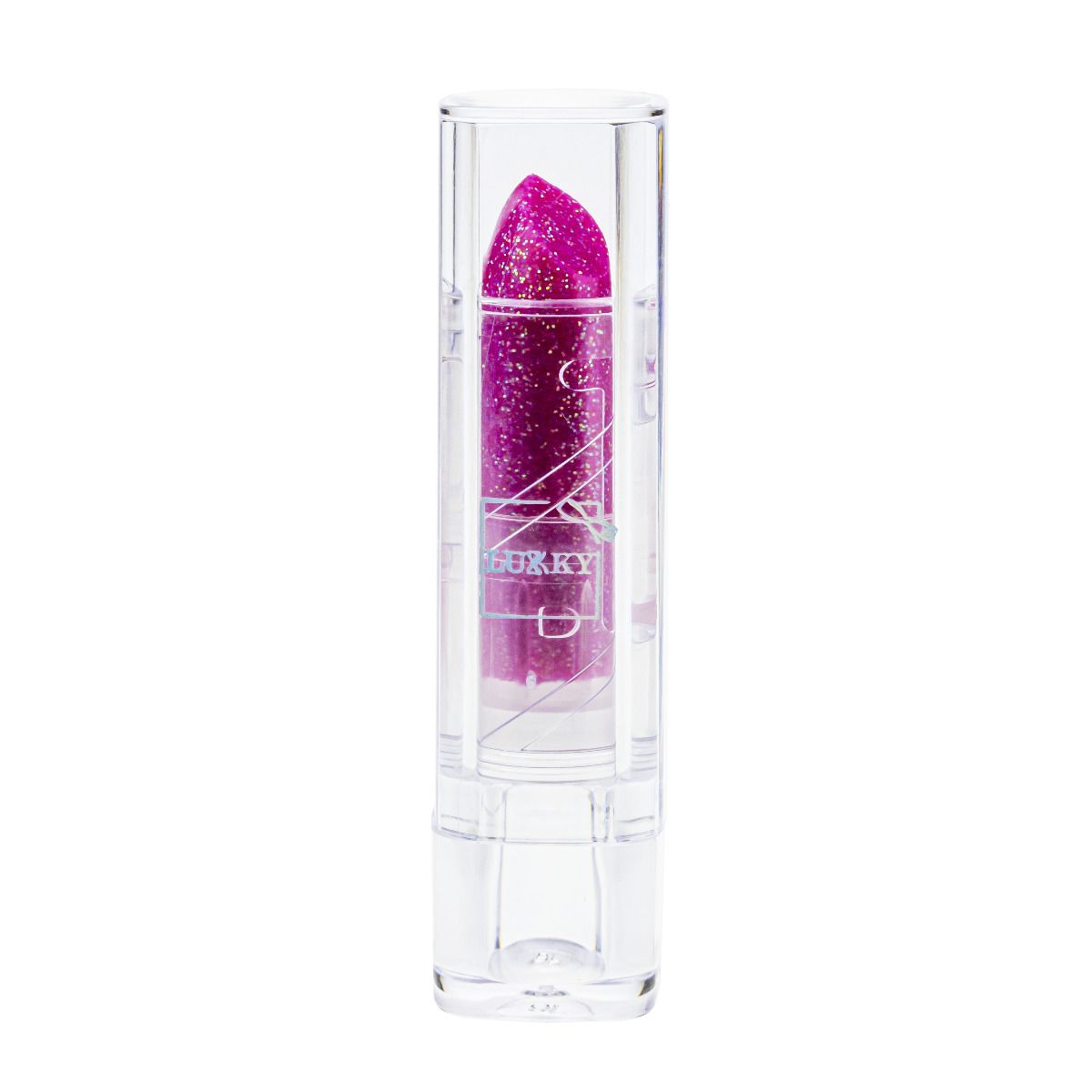 Buy Lukky Lipstick with Glitter Strawberry Flavor Magenta | Yallatoys.com