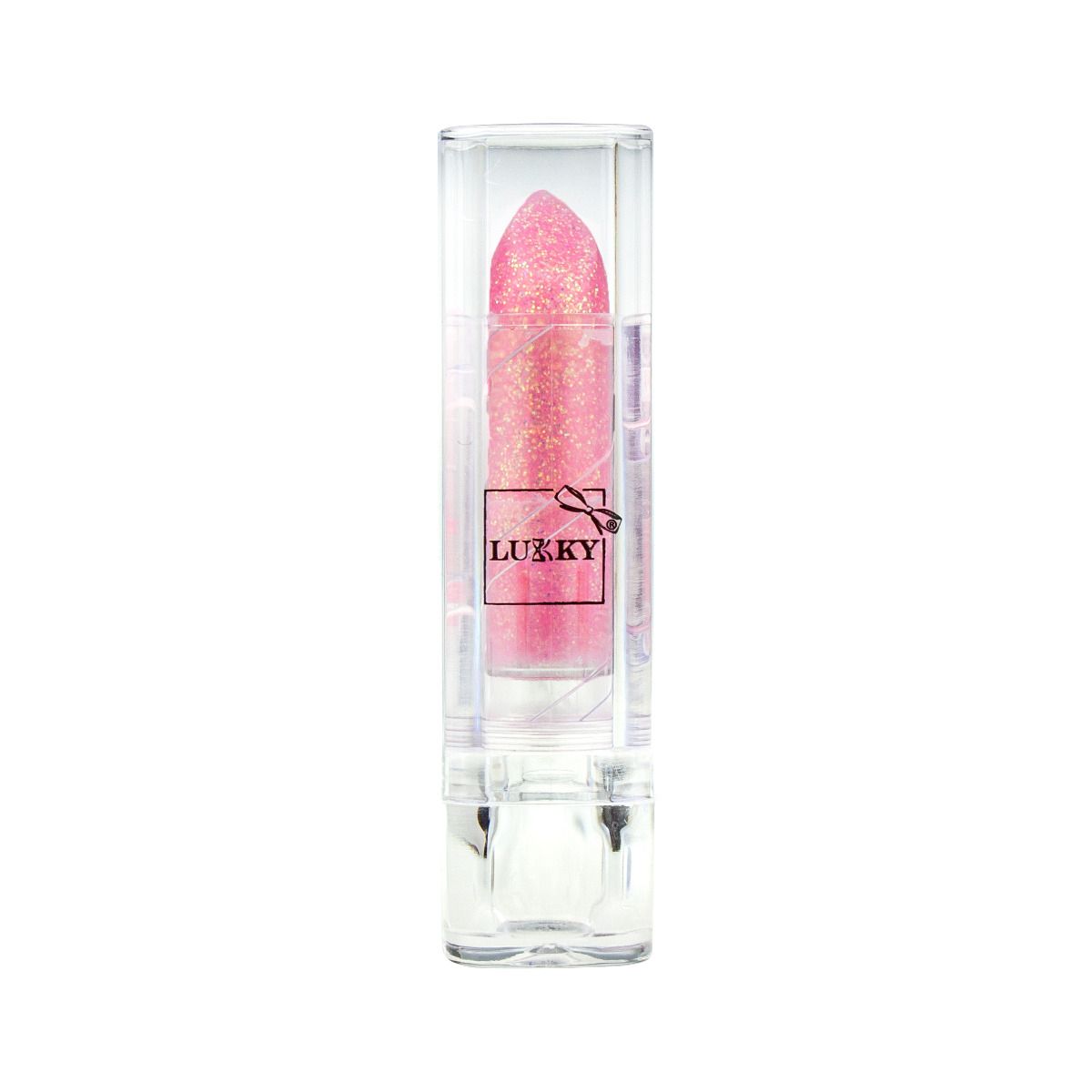 Buy Lukky Lipstick with Glitter Strawberry Flavor Pink | Yallatoys.com