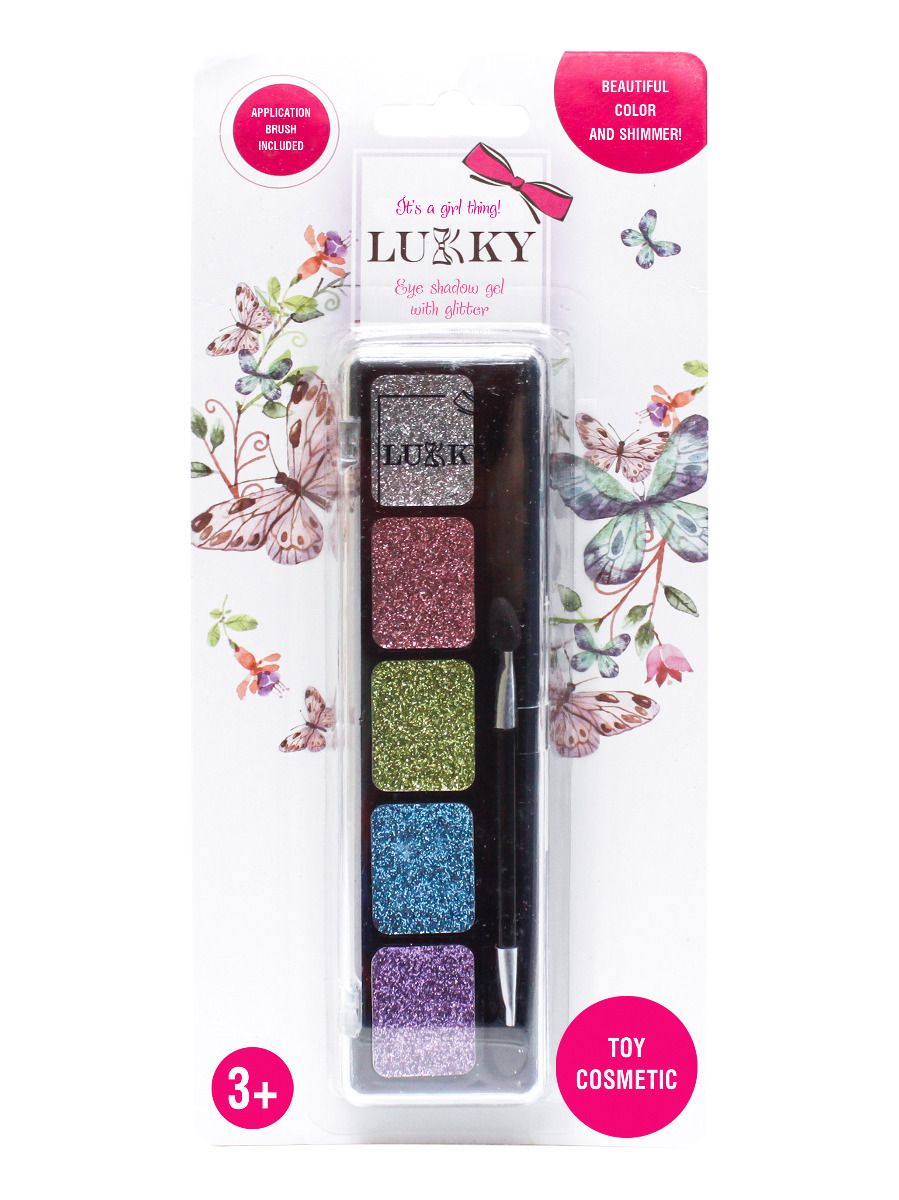 Buy Lukky Eye Shadow Gel With Glitter 5g Bright | Yallatoys.com
