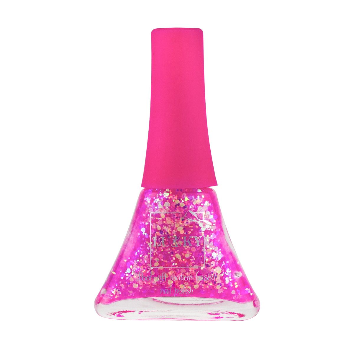 Buy Lukky Peel Off Nail Polish Confetti 5.5ml Pink Pearl with Glitter | Yallatoys.com