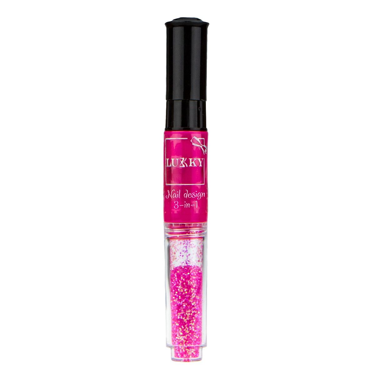 Buy Lukky Nail Design Pen 2 in 1 6ml Fuchsia | Yallatoys.com