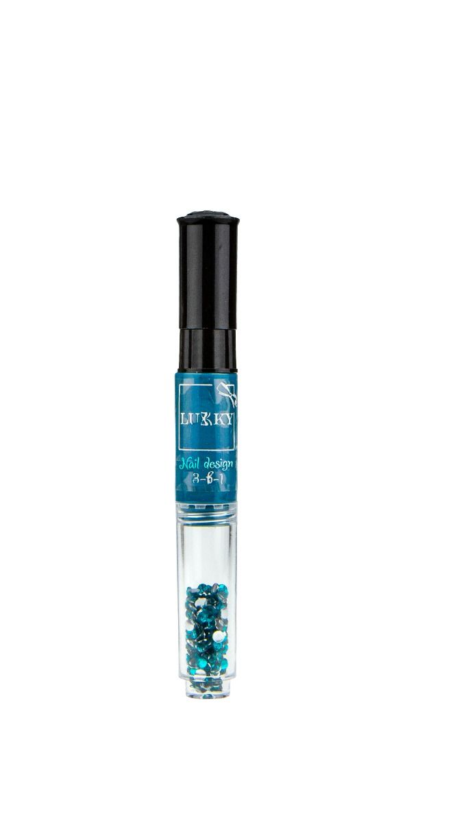 Buy Lukky Nail Design Pen 2 in 1 6ml Light Blue | Yallatoys.com