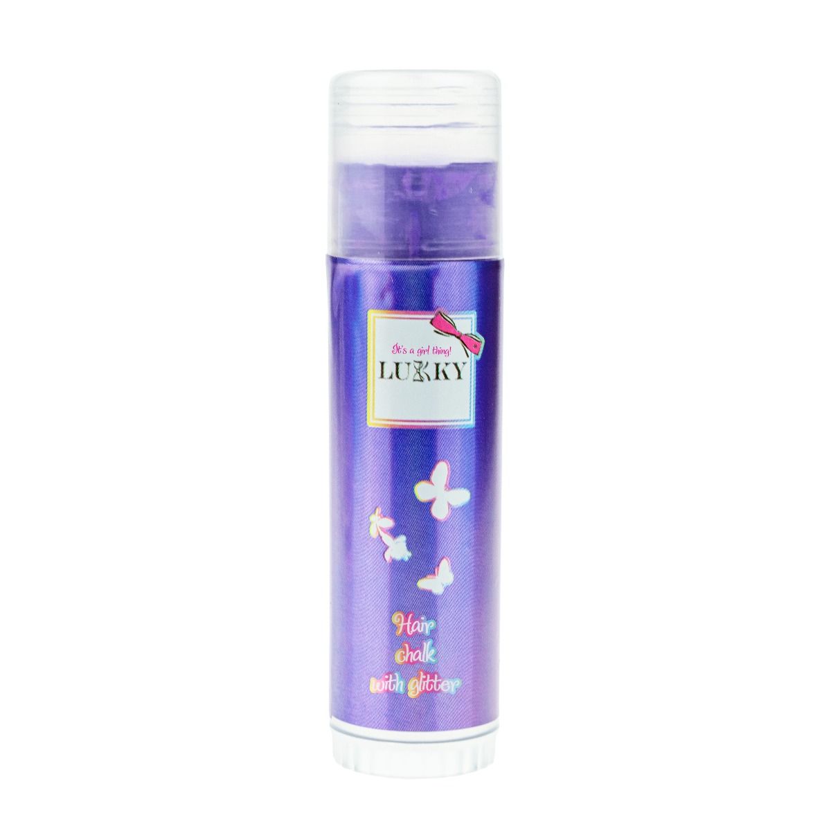Buy Lukky Hair Chalk with Glitter Strawberry Flavor 10g Pink | Yallatoys.com