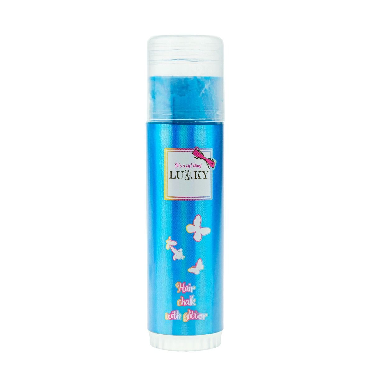 Buy Lukky Hair Chalk with Glitter Currant Flavor 10g Blue | Yallatoys.com