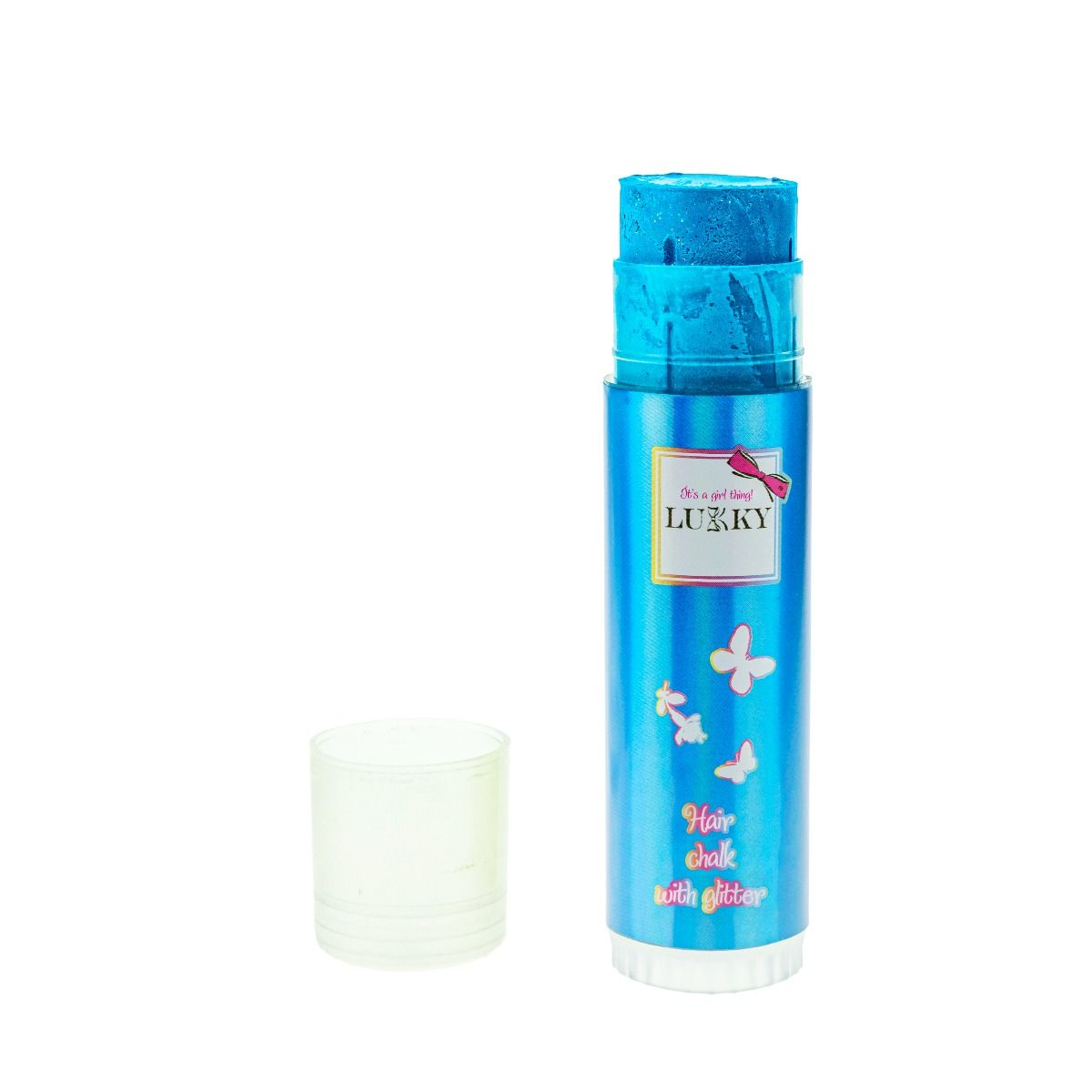 Buy Lukky Hair Chalk with Glitter Currant Flavor 10g Blue | Yallatoys.com