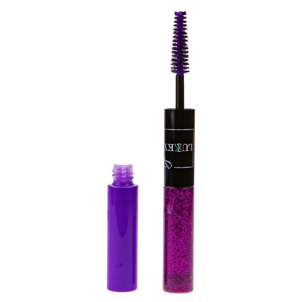 Buy Lukky 2 in 1 Mascara And Lash Glitter Bold Shimmer 10ml Purple | Yallatoys.com