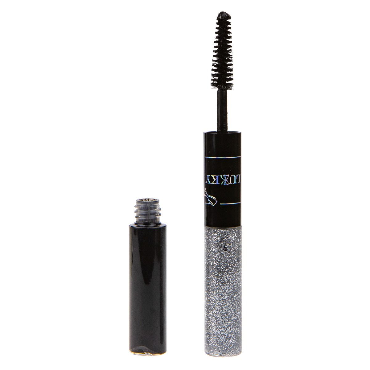Buy Lukky 2 in 1 Mascara And Lash Glitter Bold Shimmer 10ml Black & Silver | Yallatoys.com