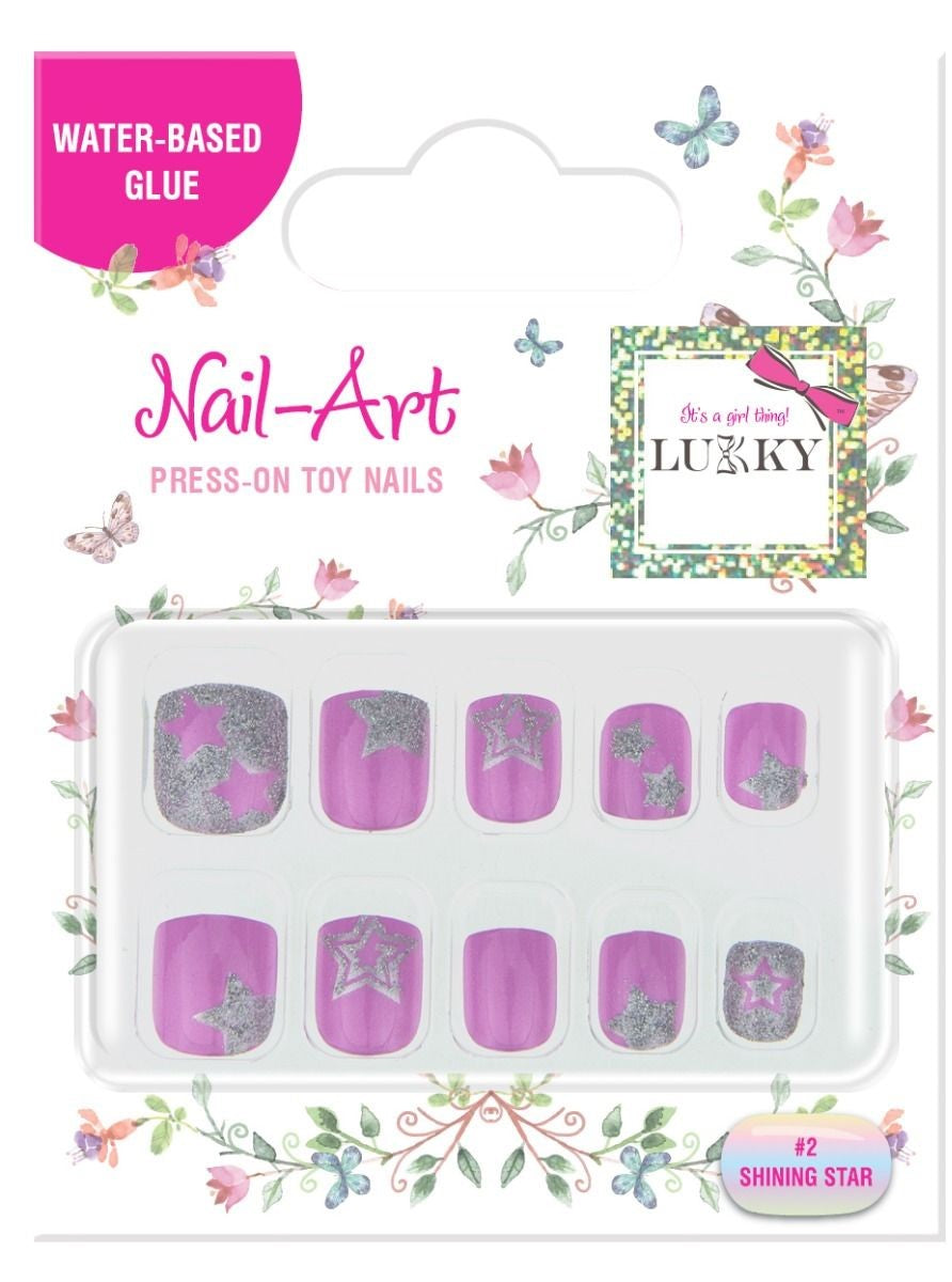 Buy Lukky Nail Art Press On Shining Star | Yallatoys.com