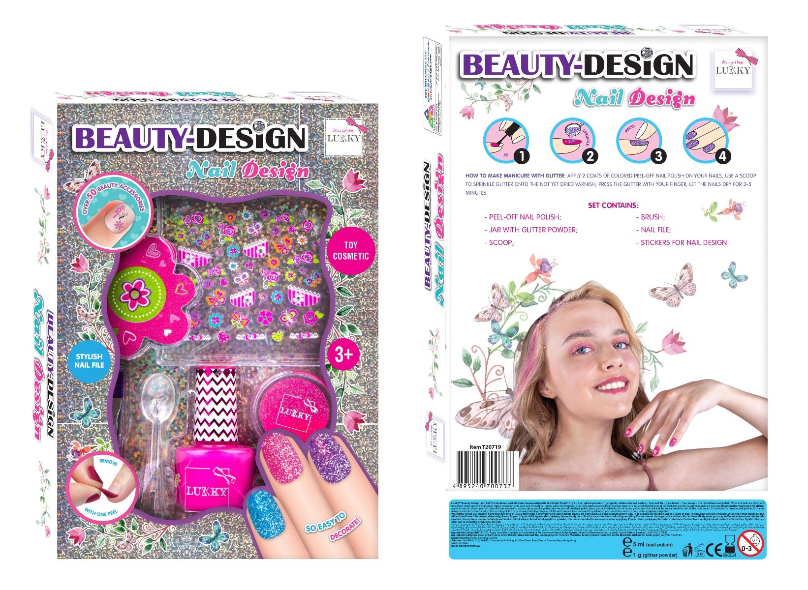 Buy Lukky Set Beauty Nail Design Set | Yallatoys.com