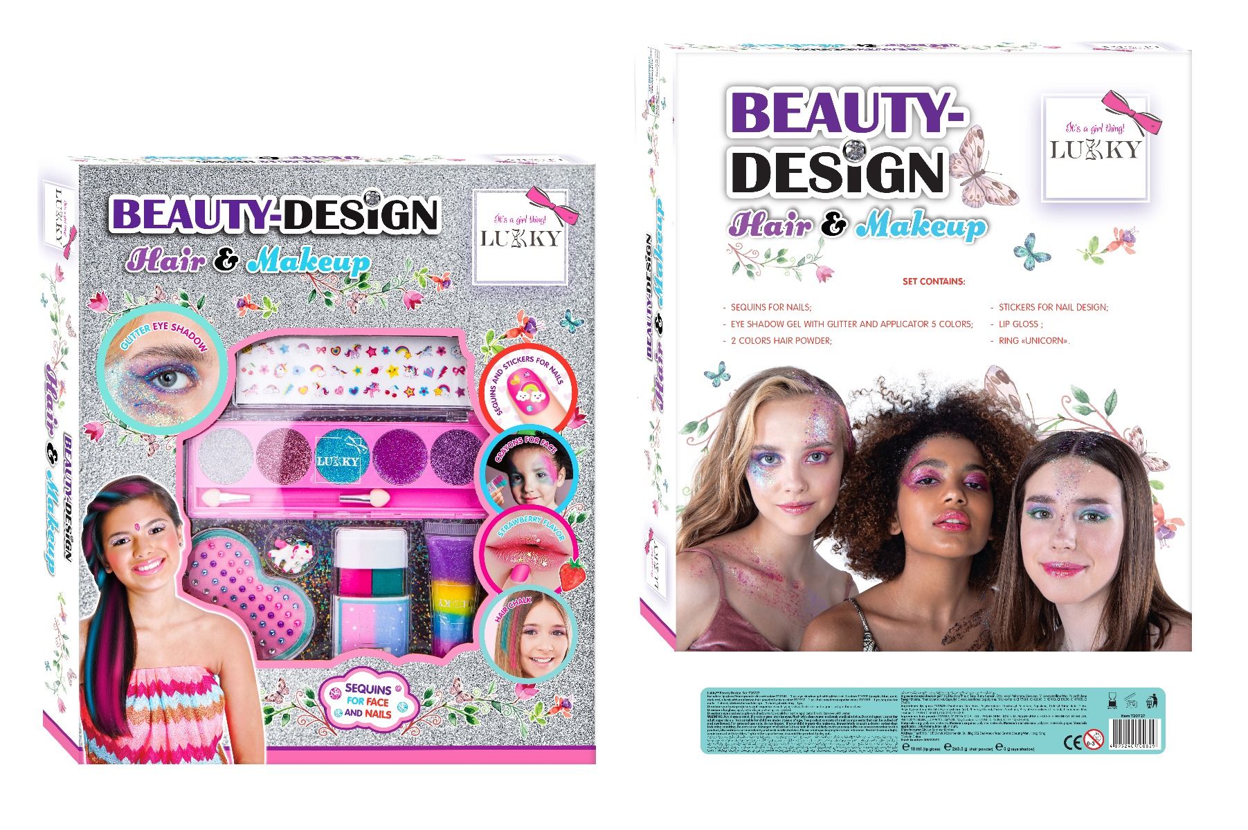 Buy Lukky Set Beauty Design Hair and Make Up | Yallatoys.com