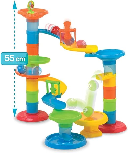 Buy Little Learner Roll And Pop Tower 30pcs | Yallatoys.com