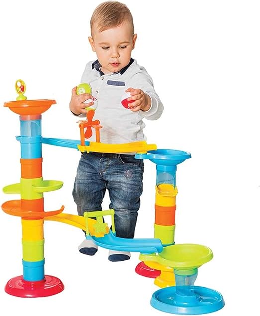 Buy Little Learner Roll And Pop Tower 30pcs | Yallatoys.com